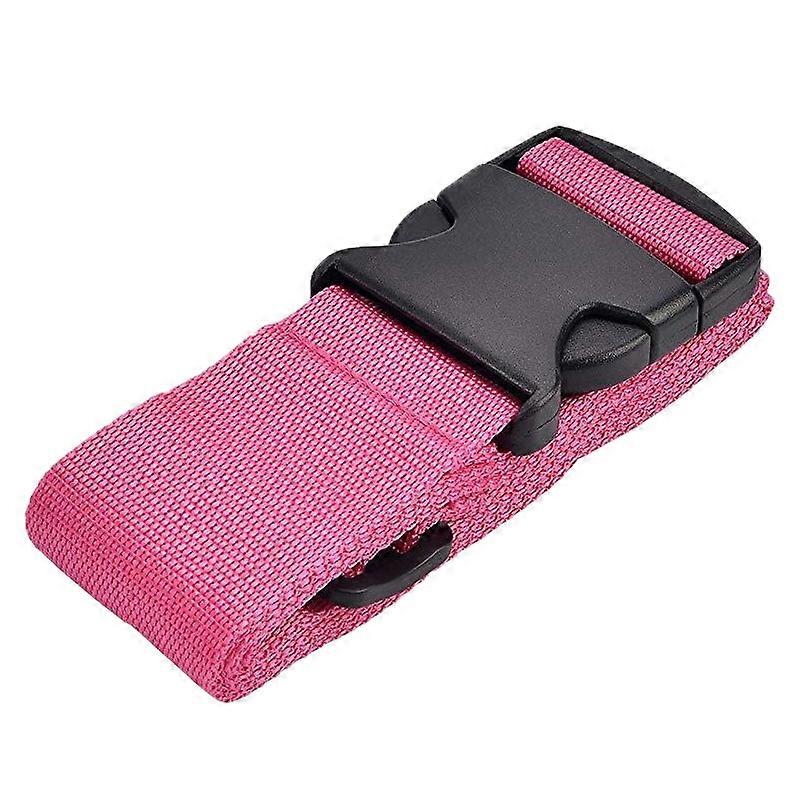 Luggage Straps (2pcs, rose red + orange)
