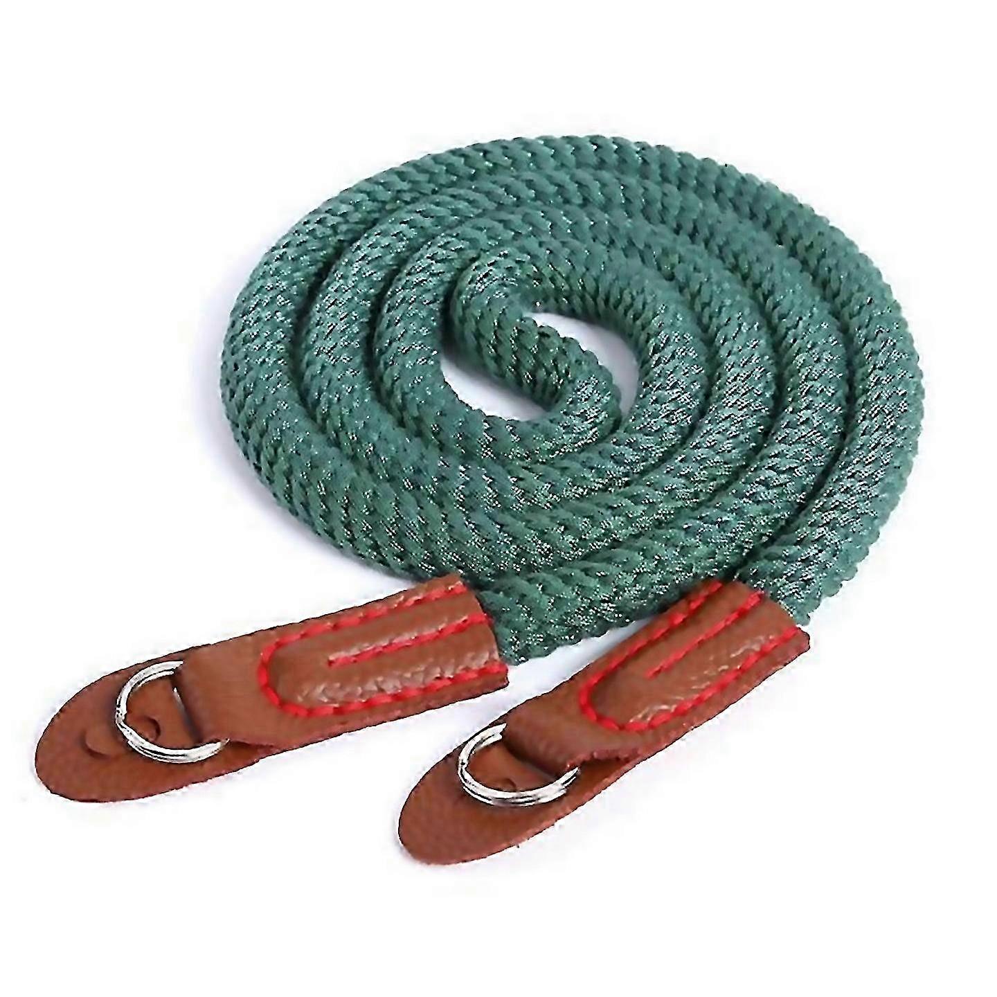 Green Pure Cotton Camera Strap
