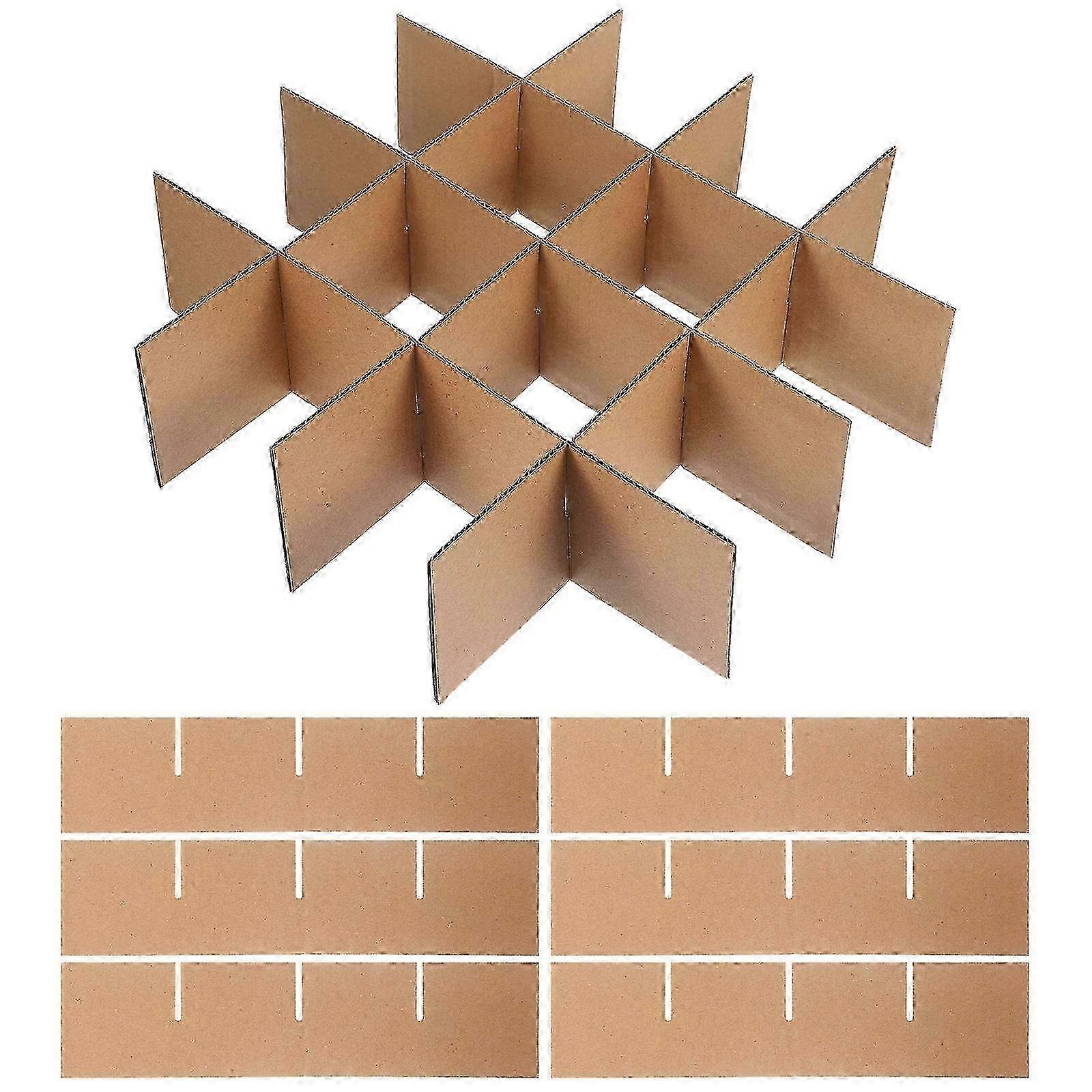 Reusable Cardboard Glass Divider