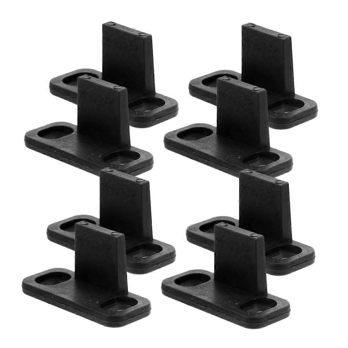 8pcs Barn Door Floor Guide Kit for Smooth Sliding, Stable Alignment, Easy Installation