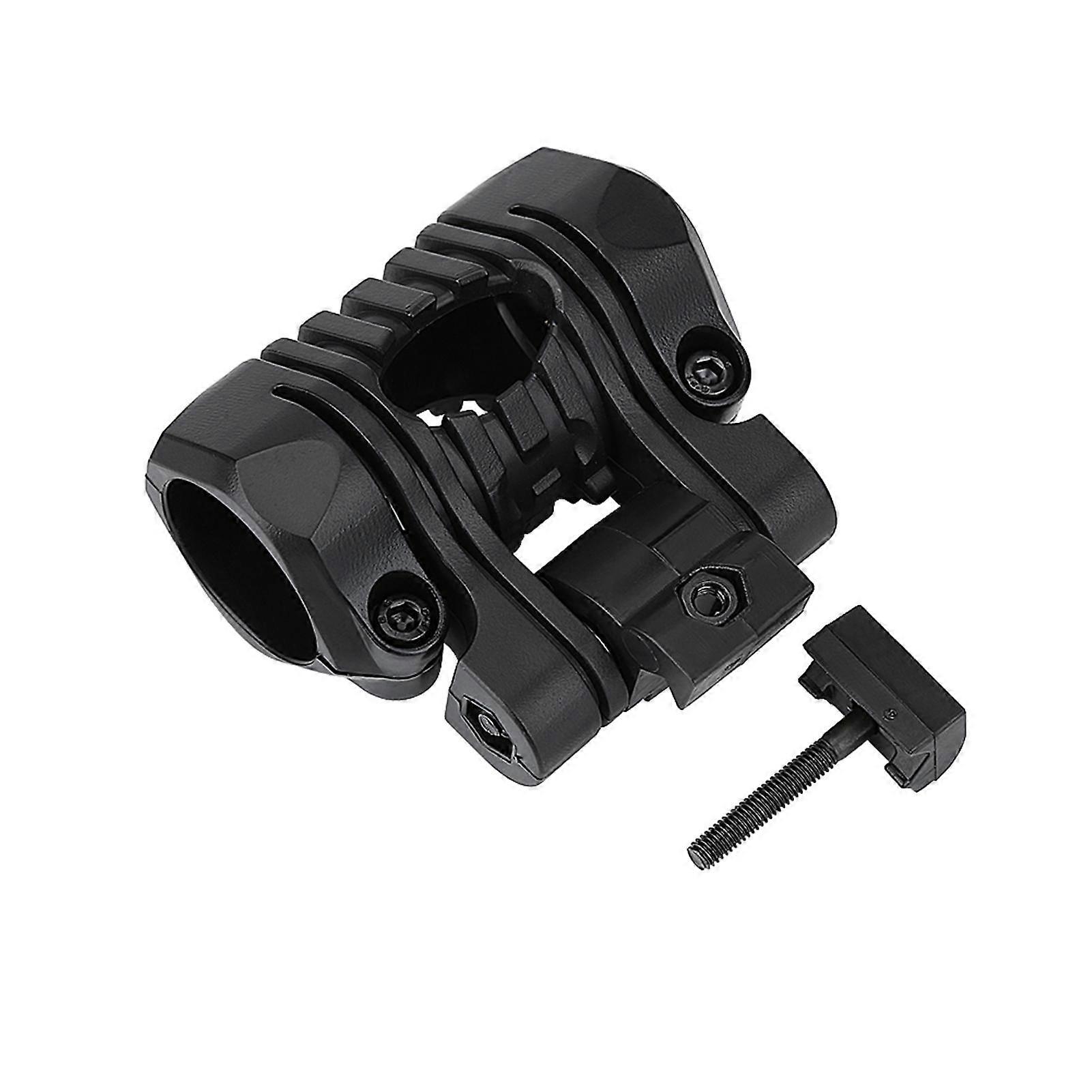 Plastic Quick Release Flashlight Clamp Clip Mount Accessory for Fast Helmet (Black)
