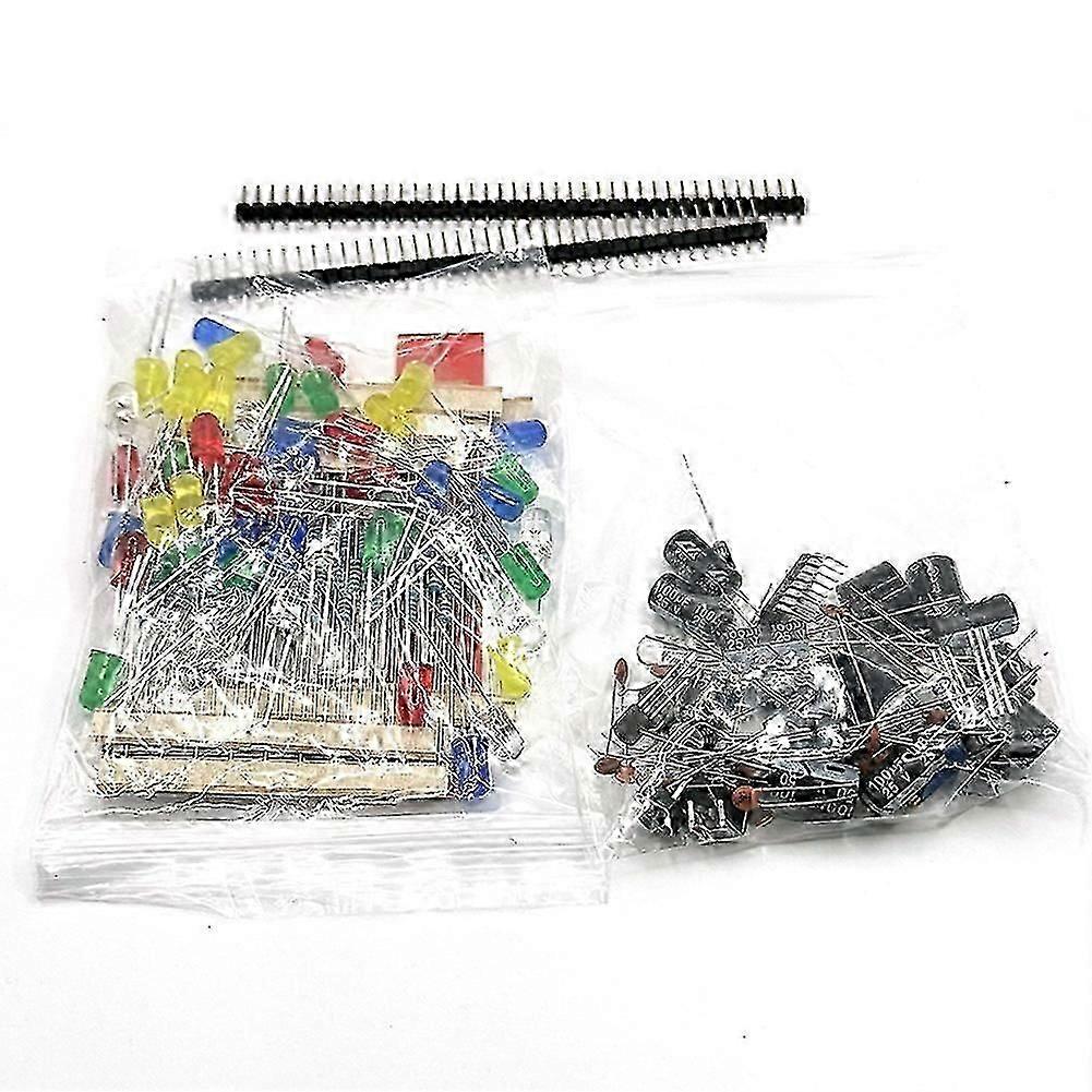 Electronics Components Basic Starter Kit compatible with Arduino UNO MEGA2560 Raspberry Pi with LED Buzzer Capacitor Resistor  part