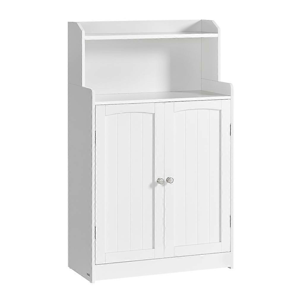 Bathroom Storage Cabinet with 2 Doors, 2 Adjustable Shelv