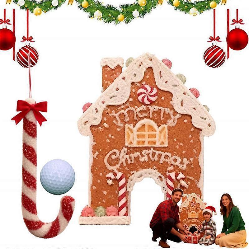 Wooden Gingerbread Mini Golf Set