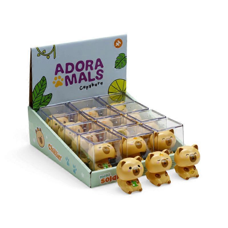 Puckator Capybara Mini Solar Pal FF154 | Acotis - Copper / Plastic