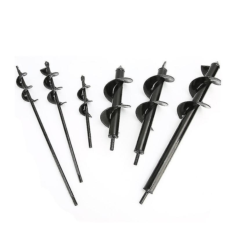 Set Of 2 Auger Drill Bits Garden Auger Drill Bit Garden Spiral Drill Bit Garden Plant Auger Plant Flower Bulb Auger 4 X 22