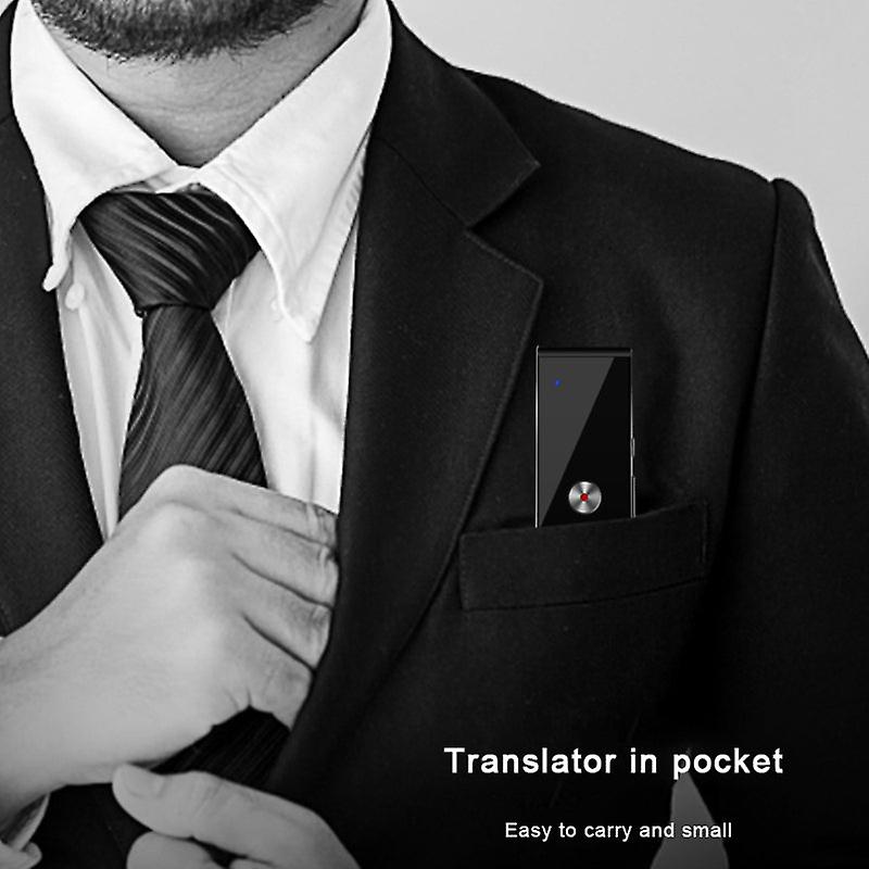 T8 + مترجم صوتي 45 لغة متعددة اللغات ترجمة فورية لاسلكية طريقة المترجم في الوقت الحقيقي التطبيق بلوتوث متوافق