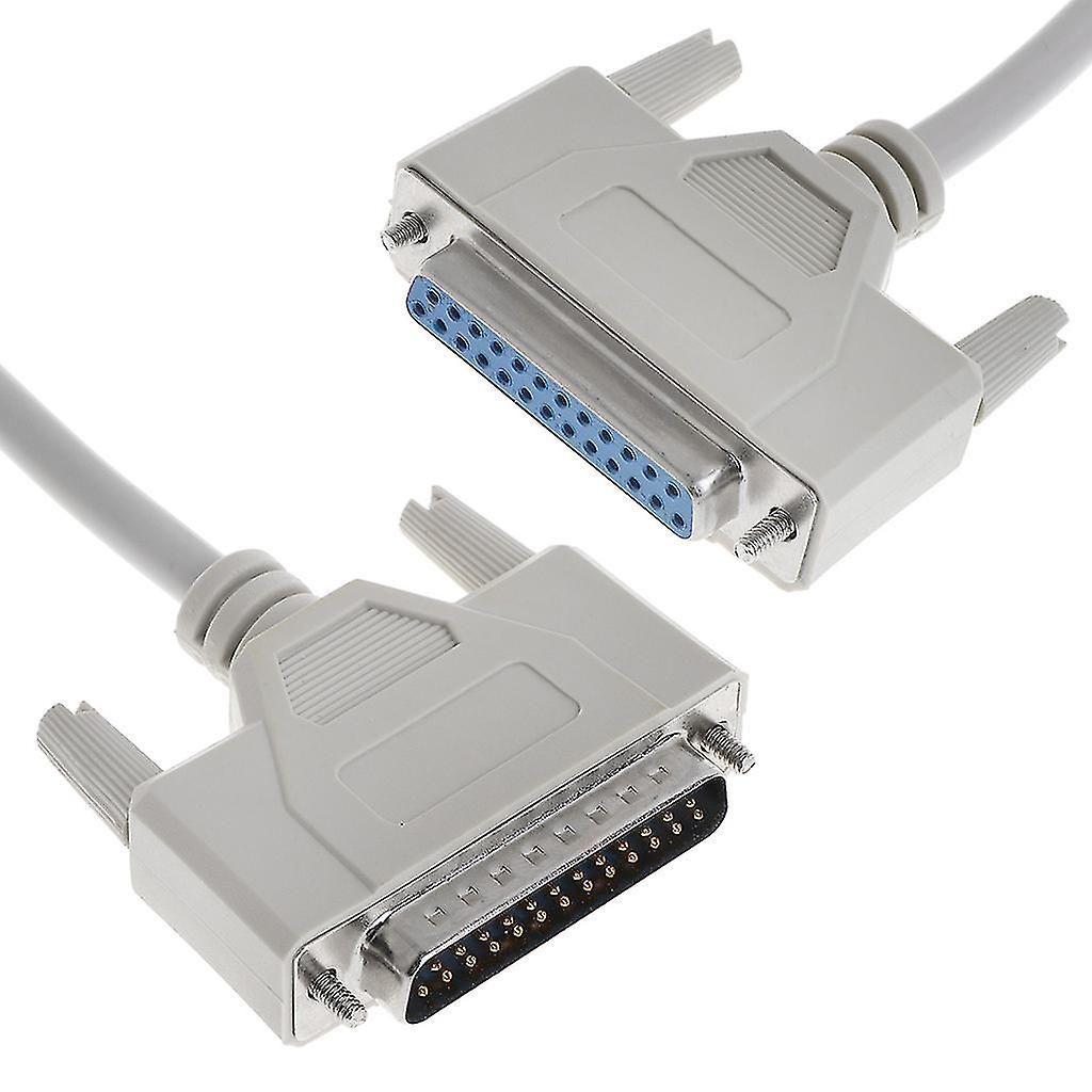 Lpt Printer Db25 M-f Cable Computer Cable Printer Extending Cable Accessory