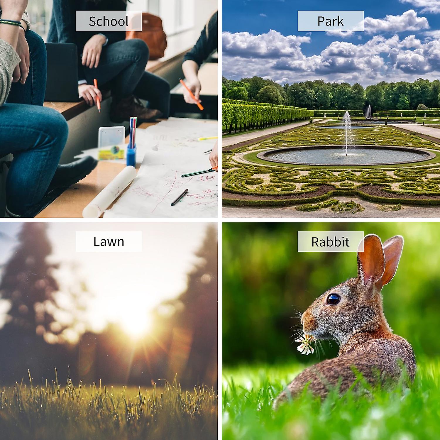 Garden Fence Decorative Plastic Fence Recyclable Plastic Barrier