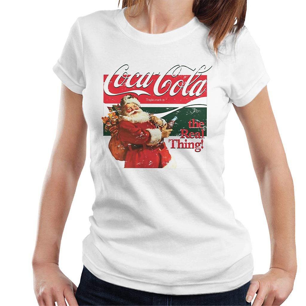 Coca-Cola ekte julen kvinner t-skjorte