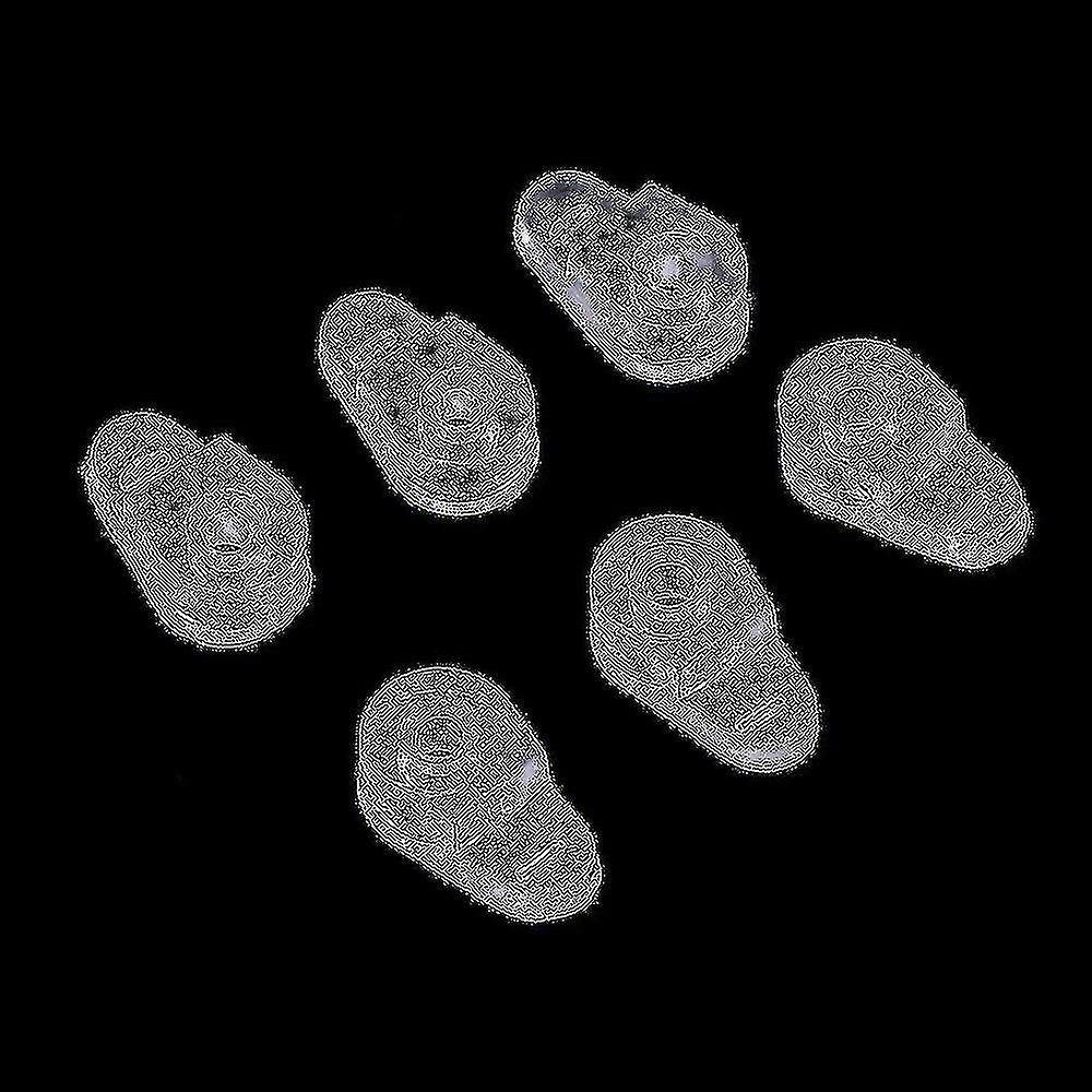 100pcs Plastic Glass Retainer Transparent Mirror Cabinet Fix Clips