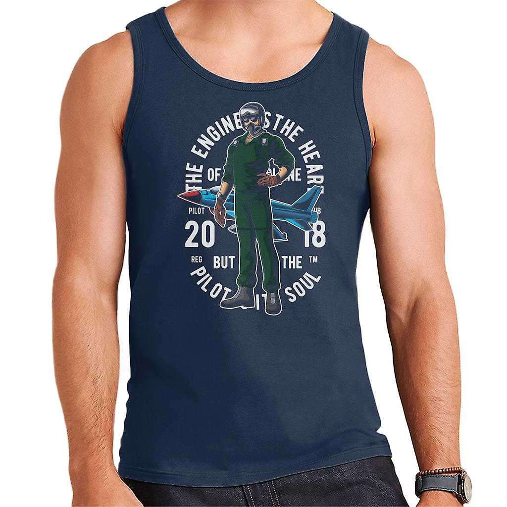 Pilot de motor Is het hart mannen Vest