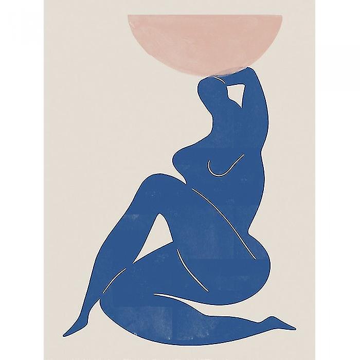 Pyramid International Vase & Woman Print