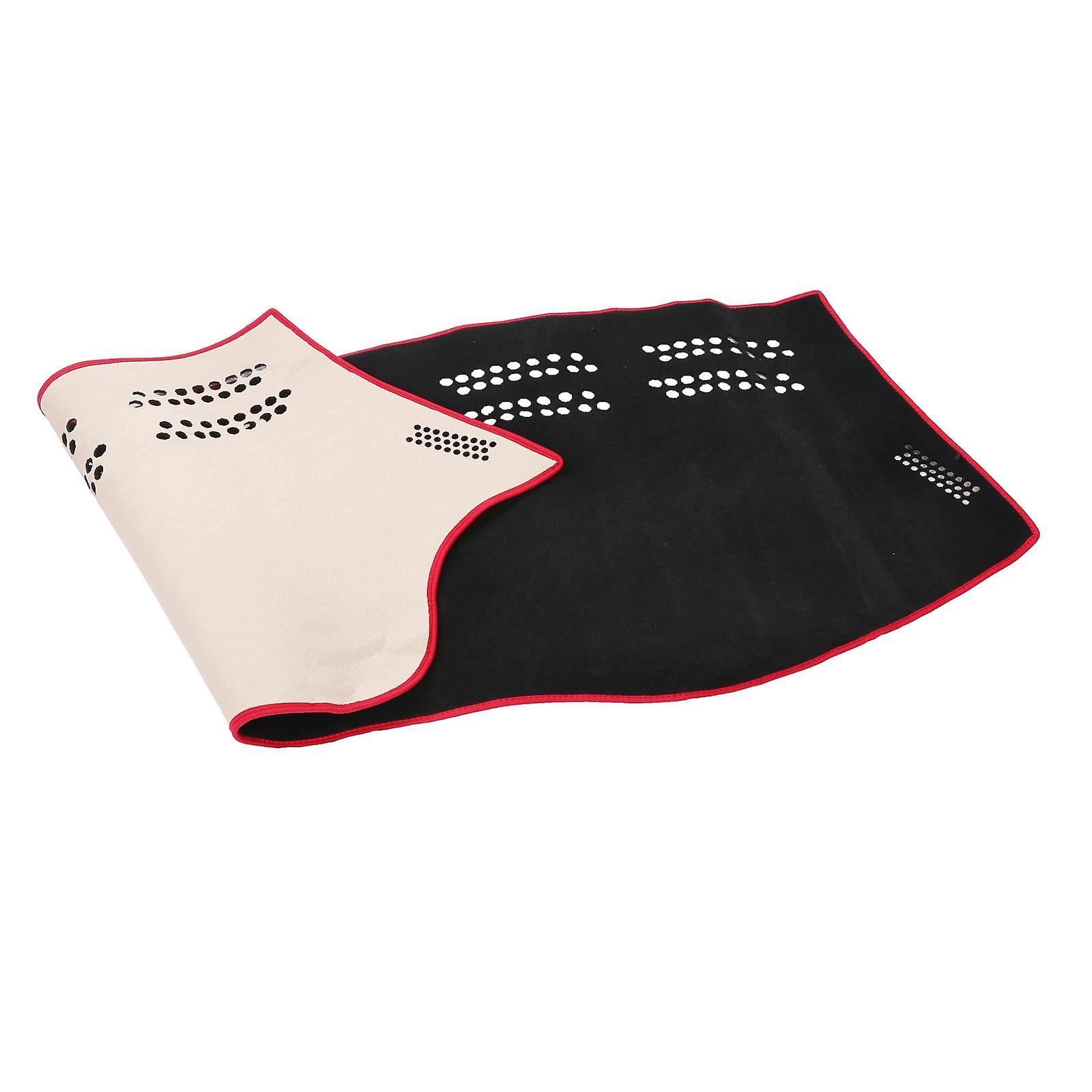 Car Dashboard Anti Slide Mats Multifunctional Fixate Fit for Tesla Model 3 Black Red Border