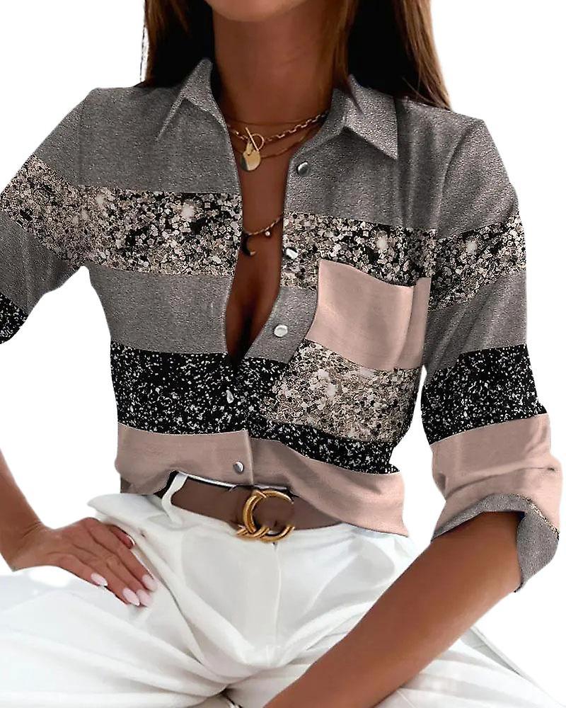 Women's Elegant Geometric Shirt