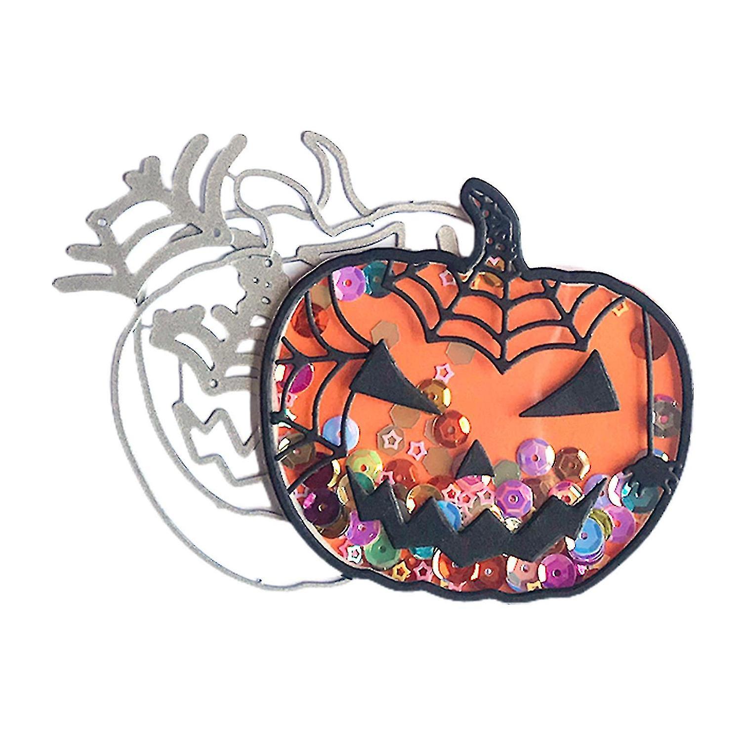 Halloween Pumpkin Spider Web Metal Cutting Dies Handmade Crafts Projects