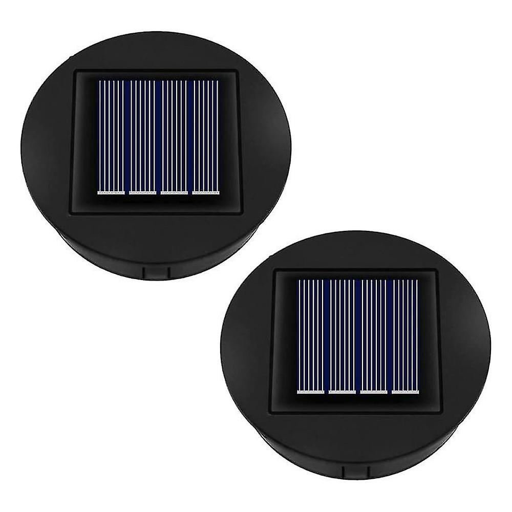 2pcs Solar Light Replacement Top Unit 8cm,replacement Solar Panels,for Outside Garden Lantern Solar