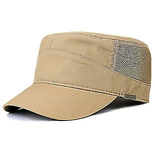 Winter Big Head Man Large Size Fleece Army Flat Cap Men Summer Polyest