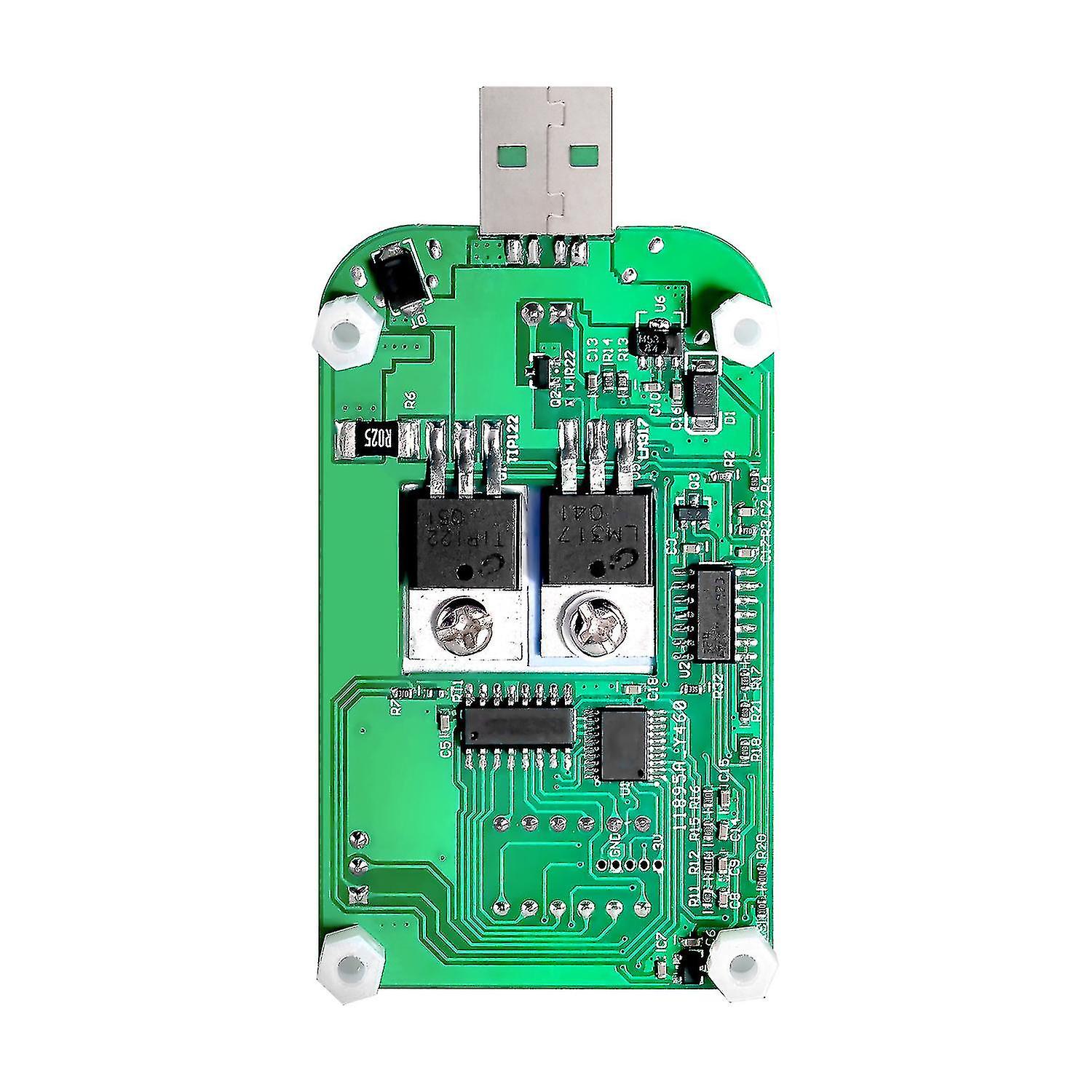 Wuzhou Electronic Load Tester Usb Load Resistance Module Trigger Qc2.0 Qc3.0 35w 0.25-5a Hd35 Usb Interface Discharge Adjustable Constant Current Inte