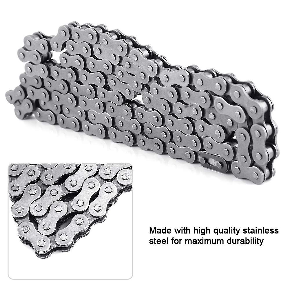 Chaîne 415-110L Pour Moteur De Vélo Motorisé 49cc à 80cc - Acier Inox, Remplacement Direct
