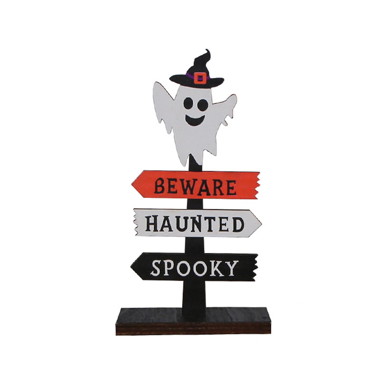 Halloween Desktop Signpost Decoration Exquisite And Fine Workmanship Ornaments