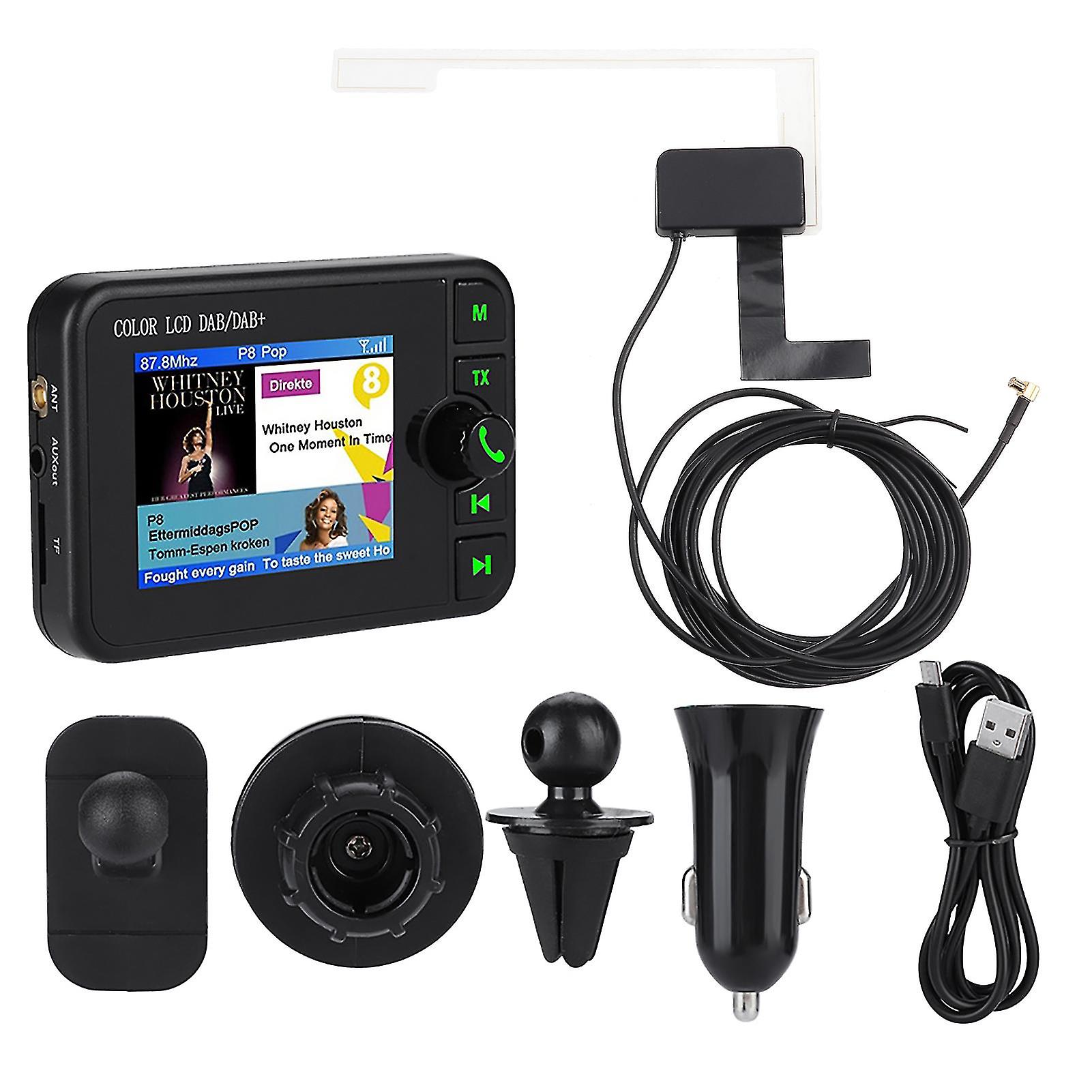 2.4 inch LCD Color DAB Car Radio, 170-240 MHz DAB/87.5-108 MHz FM, DAB Digital Car Radio