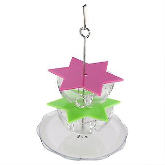 Pet Birds Parrots Chew Toy Climbing Chewing Toy (Double Layers Fruit Plate)