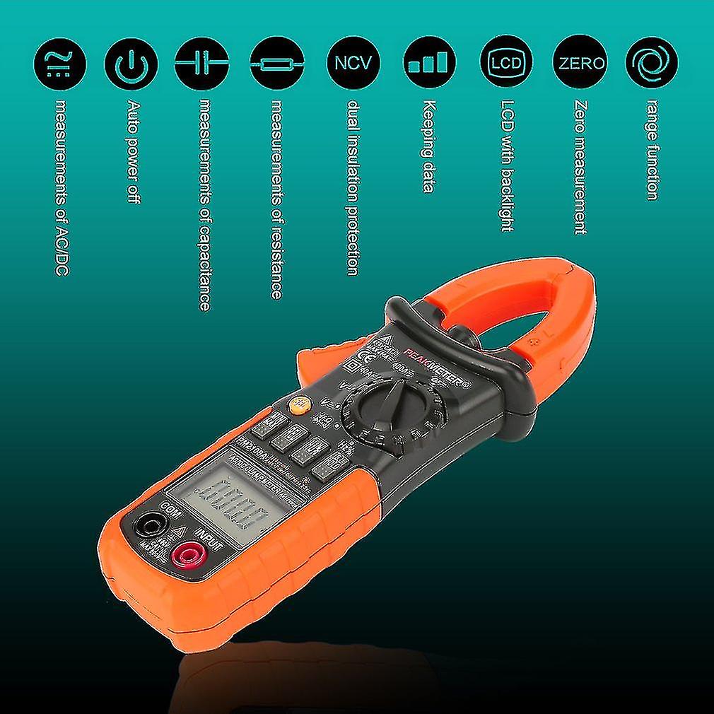 Portable For Hyelec Digital Clamp Meter Multimeter Ac Dc Current Volt Tester