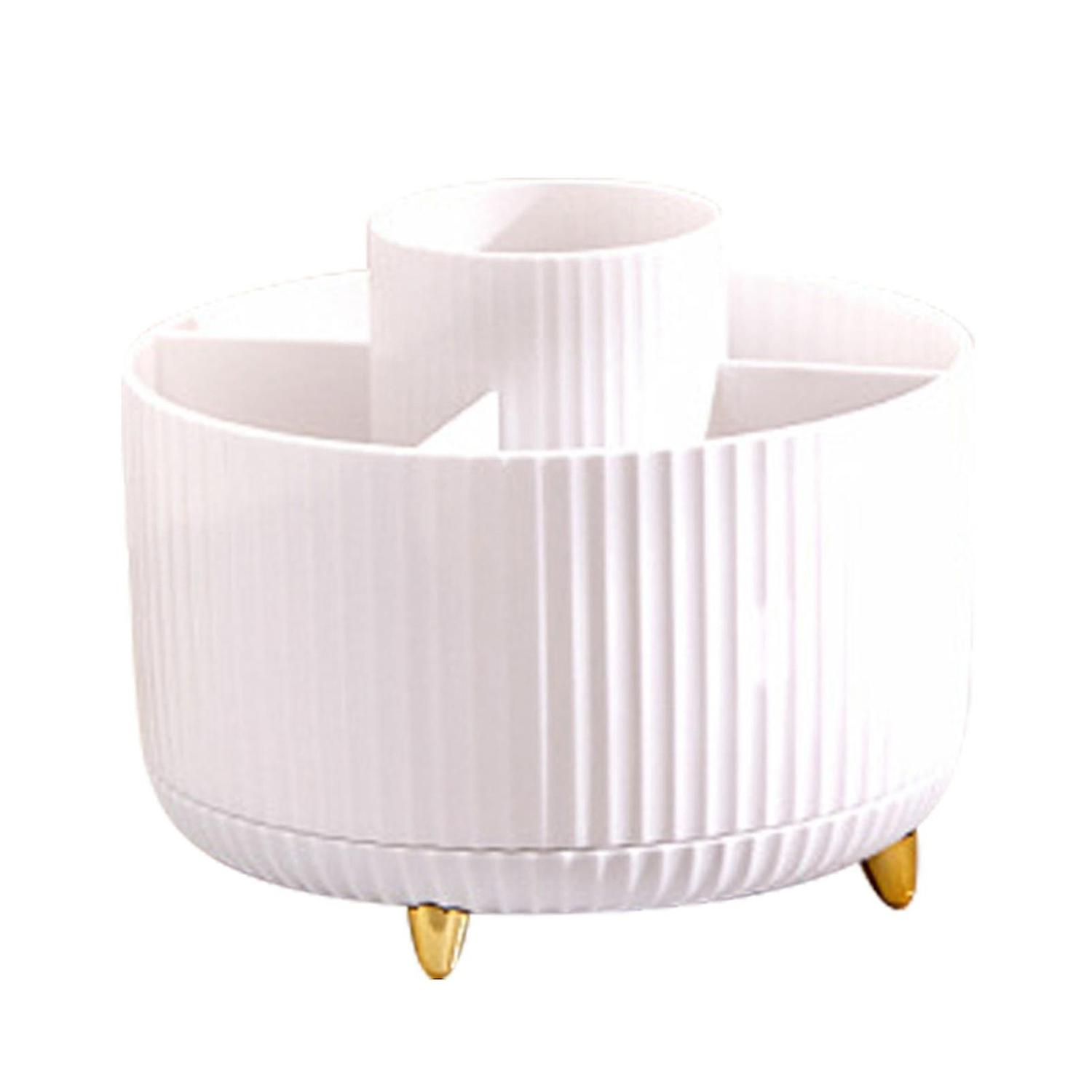 Rotatable Make Up Organiser Compartments 360 Degree Rotatable Organiser For Bedroom