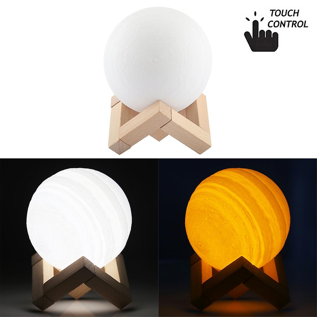 2-Color 3D Print Jupiter Lamp LED Night Light