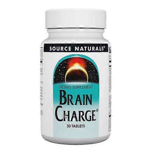 Source Naturals Brain Charge, 30 Tabs (Pack of 4)