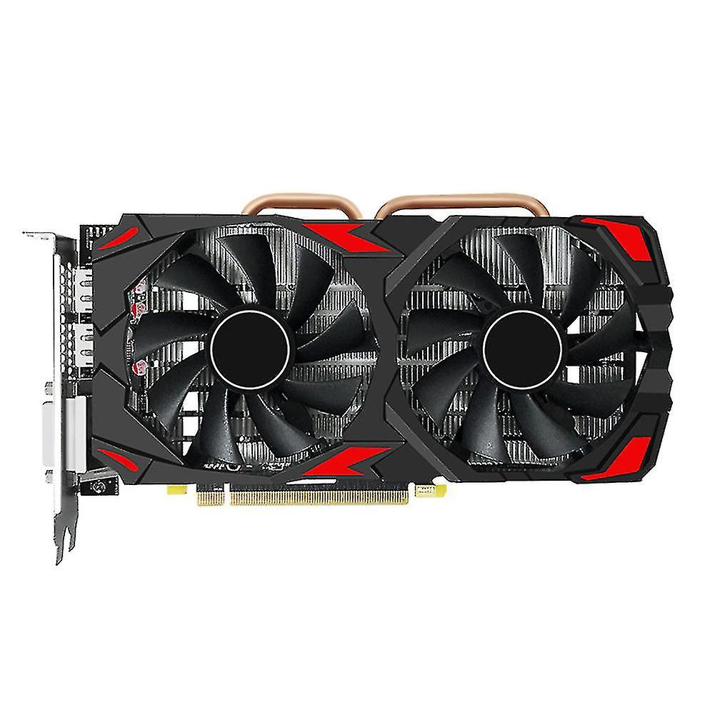 Rx580 8 جيجابايت لبطاقة رسومات لعبة AMD DDR5 256 بت 2048sp 1284 م / 8100 ميجا هرتز Pci-e3.0 16x 3xdp 1xhd 1xdvi