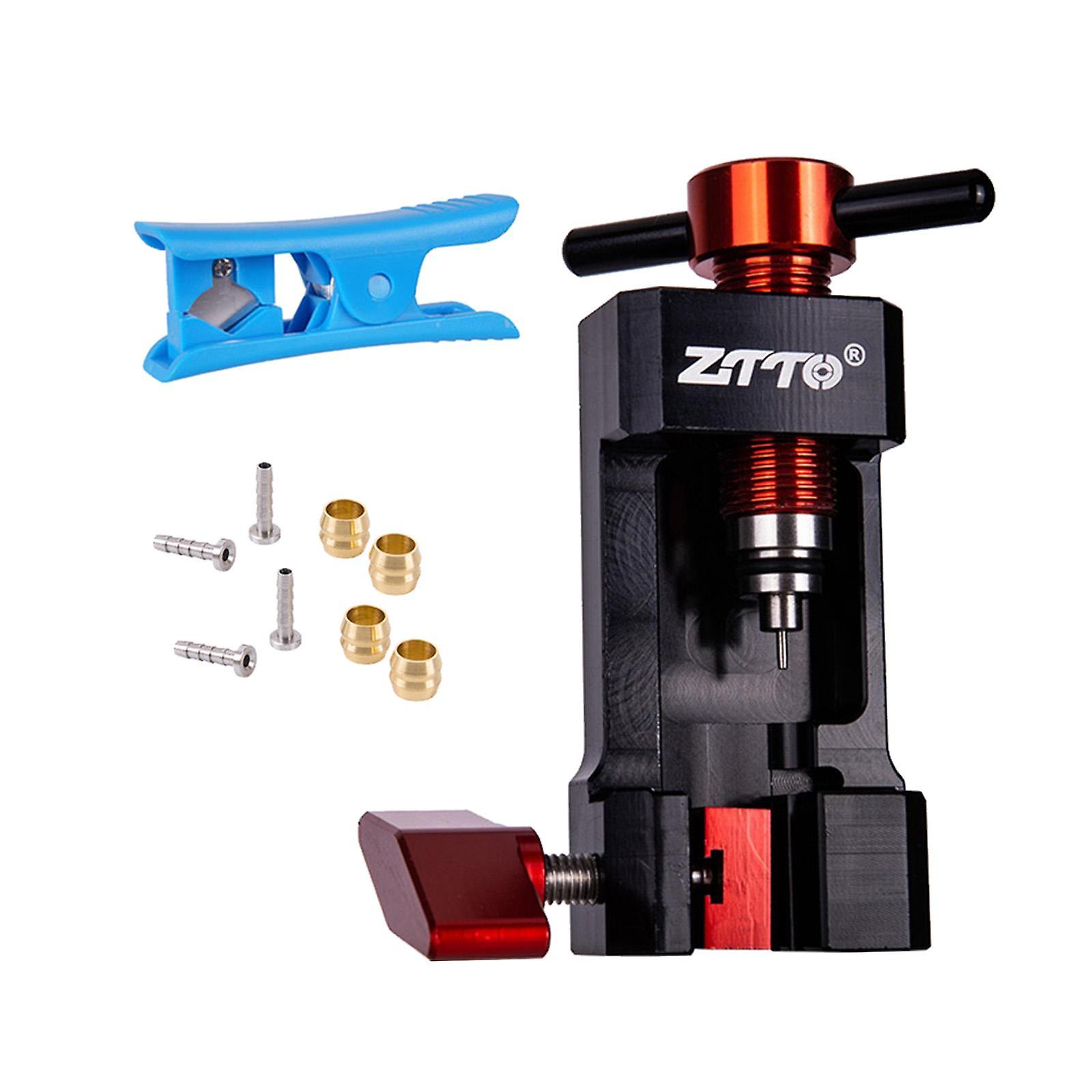 Needle Driver Insertion Tool With Hose Fitting Inserts With Cutter For Bike A