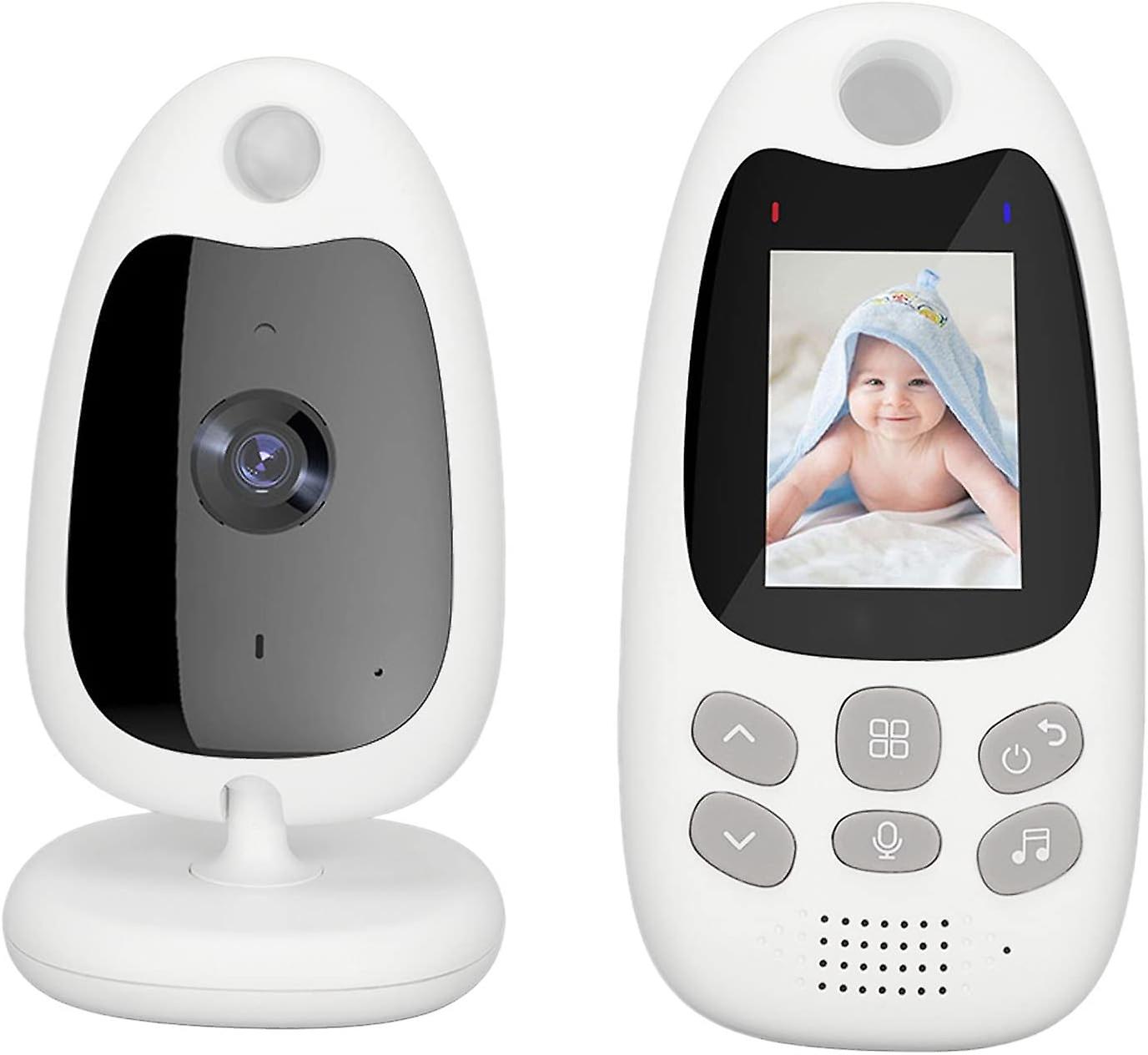 Baby Monitor, Portable TwoWayTalk Infant Monitor LongRange for Home Office (US Plug)
