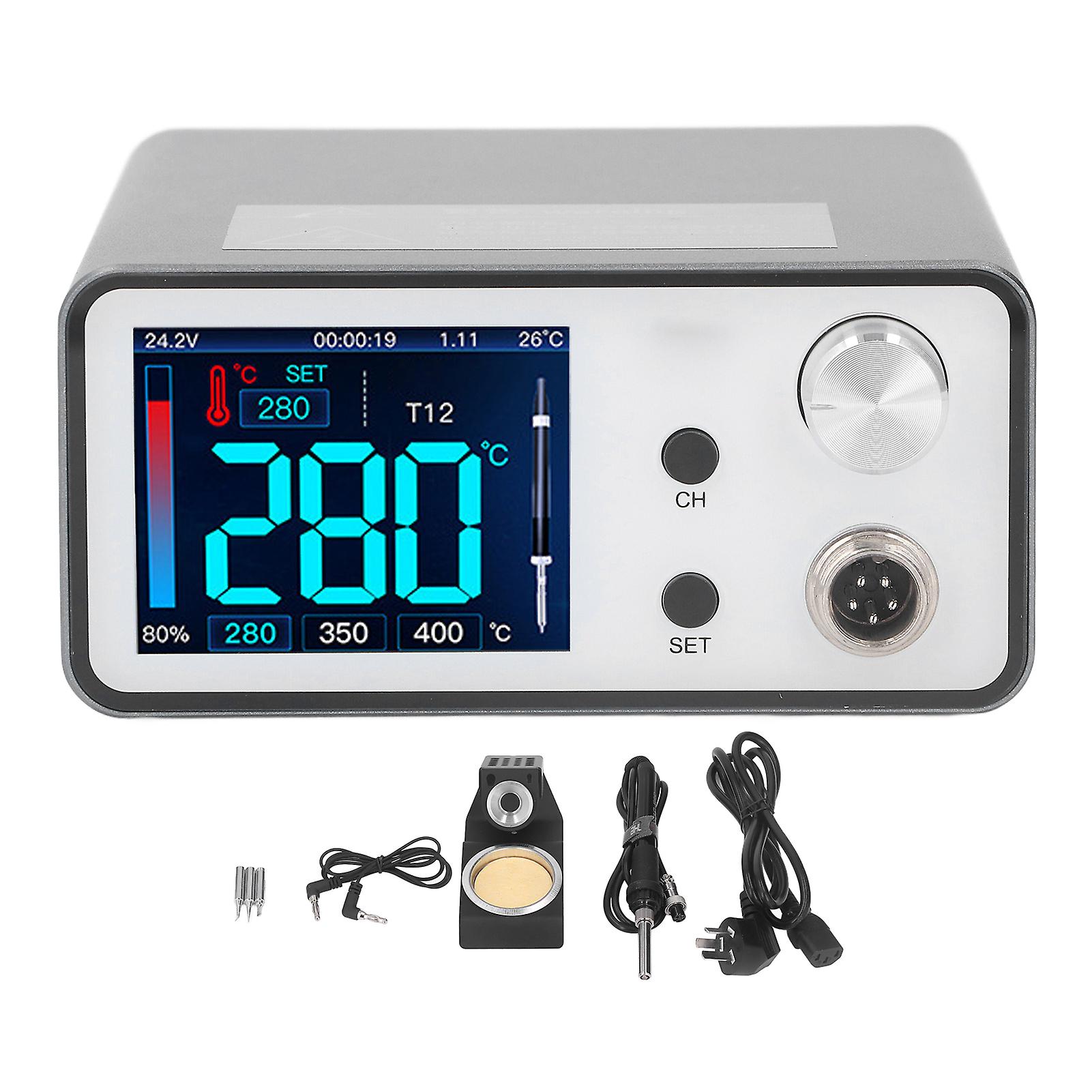Soldering Station Digital Display Adjustable Temperature Welding Machine AU Plug 220V