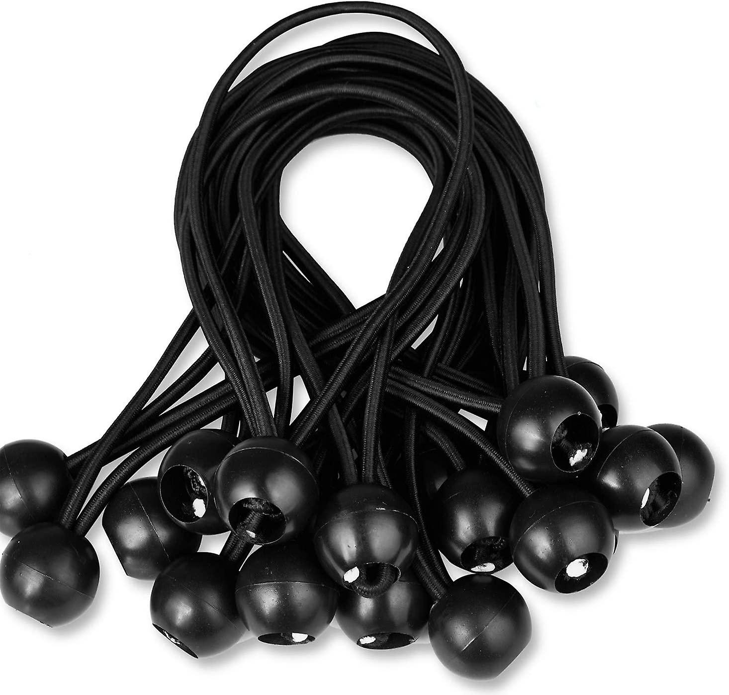 16 pcs Tarp Bungee Ball Bungee Bungee Bungee Rubber Bungee Cord for Banner, Tarp, Pavilion, Tent, Cu