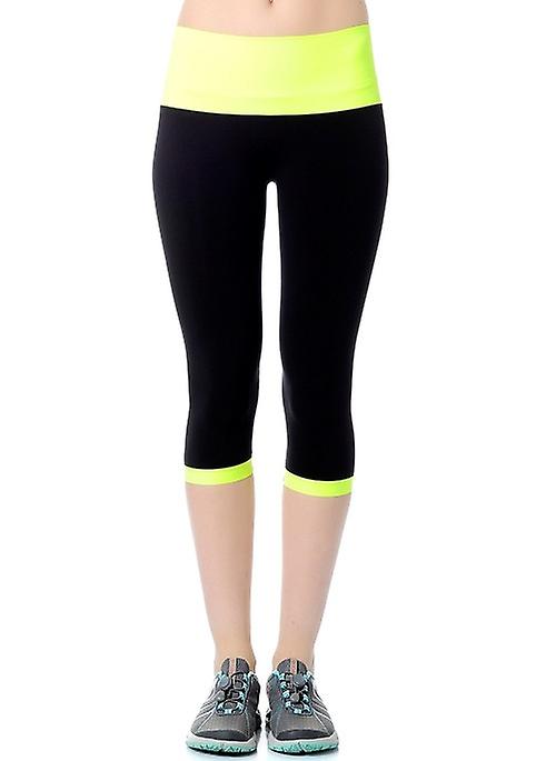 Jerf Womens Patras Black Yellow Seamless Active Tight