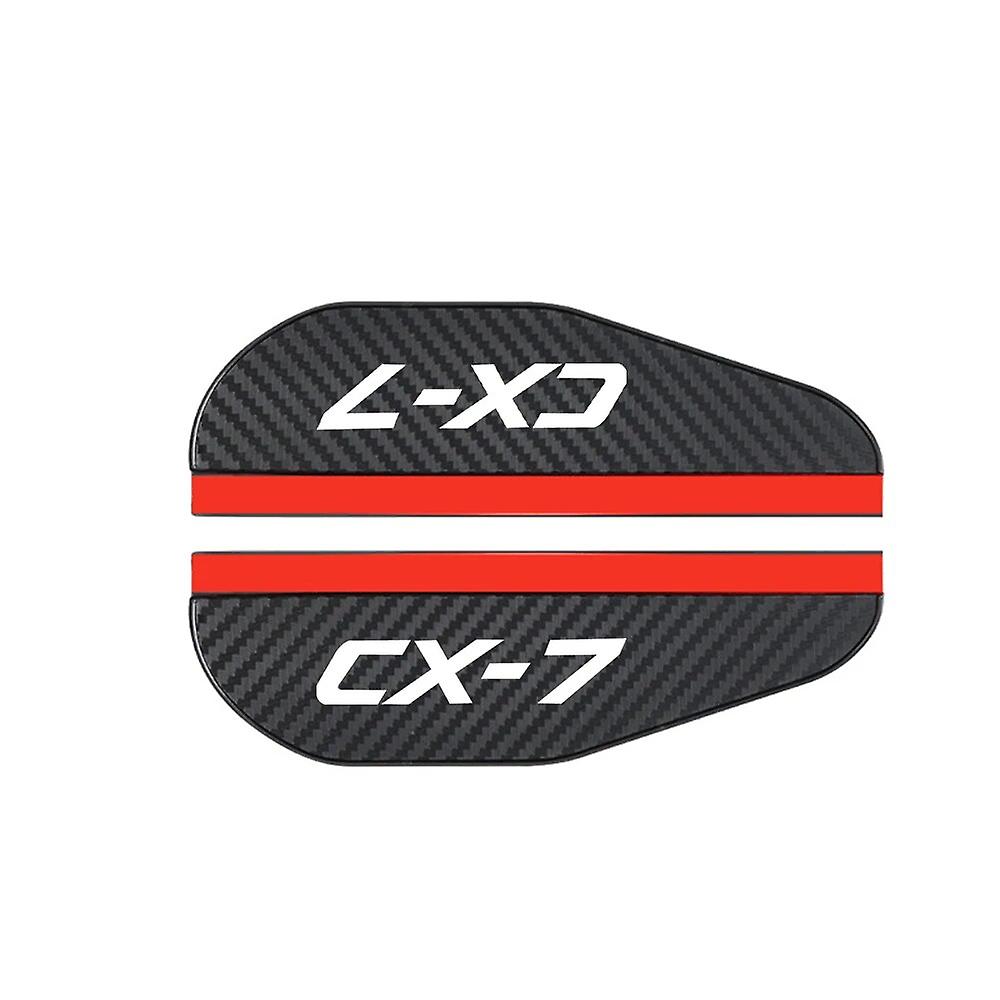 2pc Car Rearview Mirror Stickers Rain Eyebrow Seal For Mazda CX3 CX5 CX7 XC8 CX9 CX30 M3 M6 Car Accessories~28426