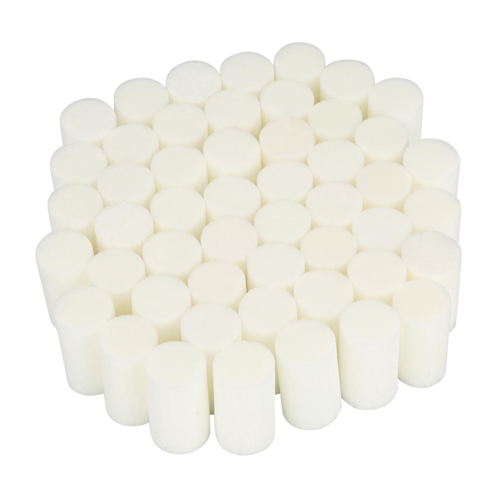High Pressure Pump Filter,50Pcs Fiber Cotton Electric Air Pump Filter Core for Air Compressing Machine System