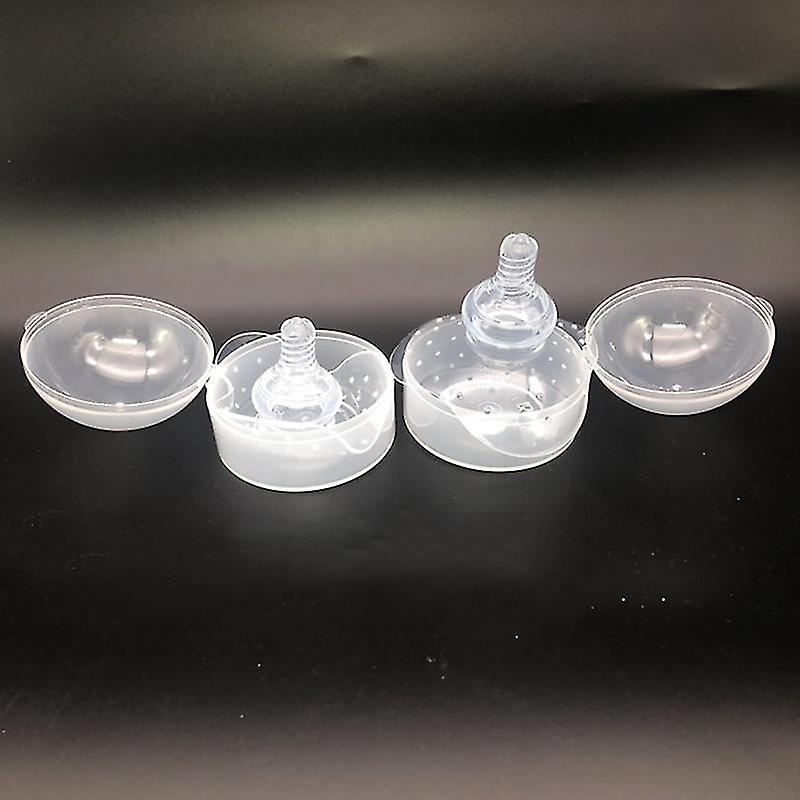 2pcs / set Silikon Brustwarzen Protektoren Füttern Mütter Brustwarze Schilde Schutzabdeckung Stillen Muttermilch Silikonnippel