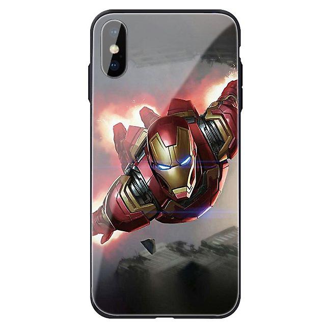 The Avengers Custom Tempered Glass Shockproof Case for Apple iPhone 7