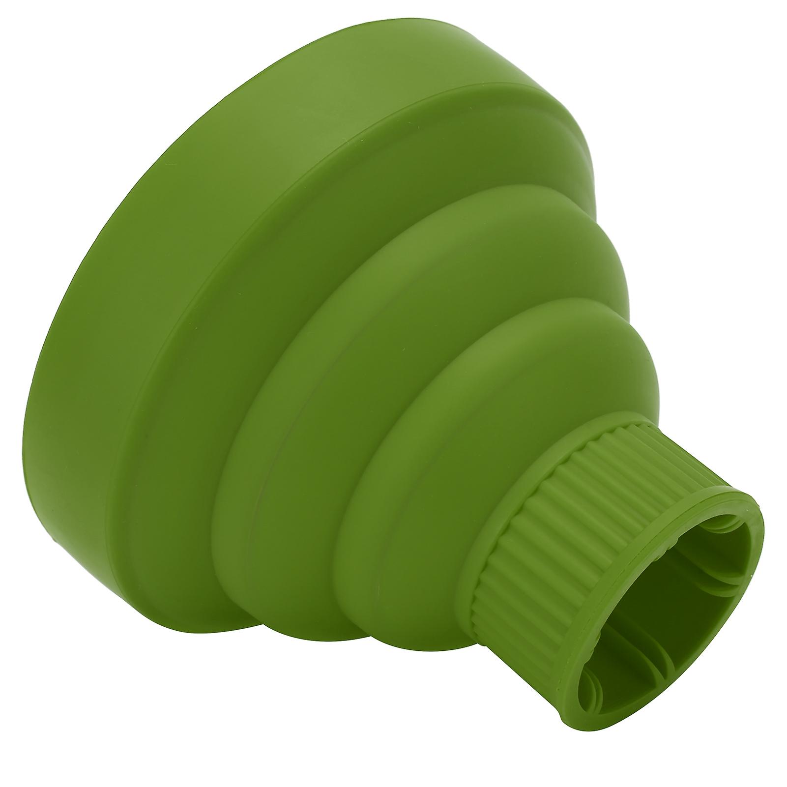 Universal Collapsible Hair Dryer Diffuser Portable Travel Folding Hair Blow Dryer DiffuserGreen