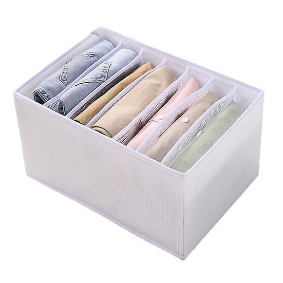 Elastic Multi-layer Clothes Storage Box PVC Practical Individual Grid Clothes Storage Organizer for Home