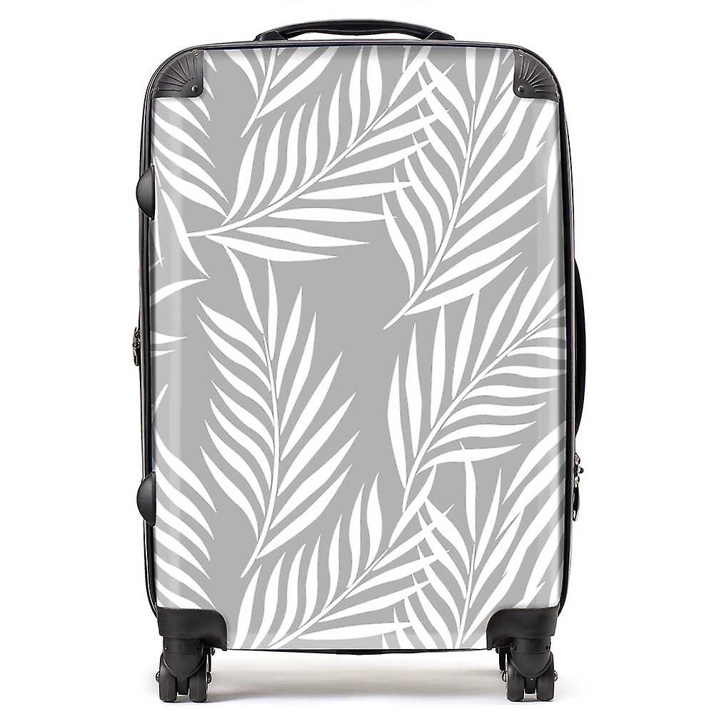 Palm Tree Leaves Suitcase