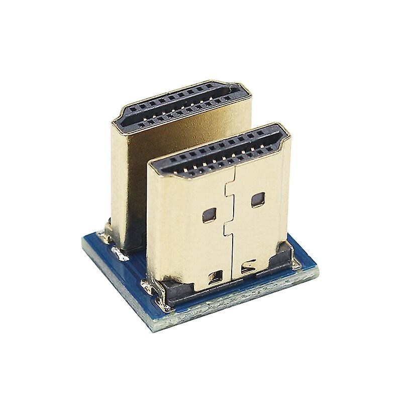 Catda Micro HDMI 1.4 HD Adapter Male to Male Two-way Adapter for Raspberry Pi 3B+