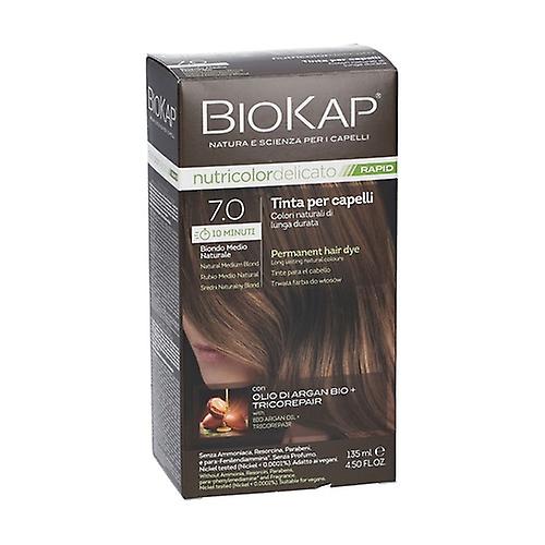 Hair color Delicate rapid 7.0 Medium natural blonde 135 ml