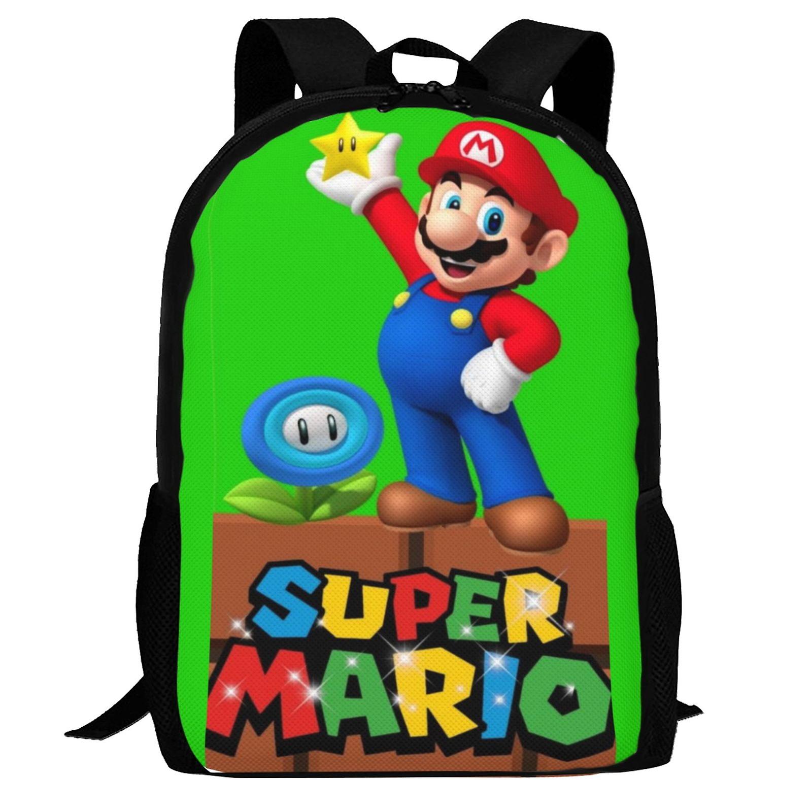 Super Mario Backpack,Laptop Backpack Lightweight Casual DaypackMulti-Function Travel Backpack