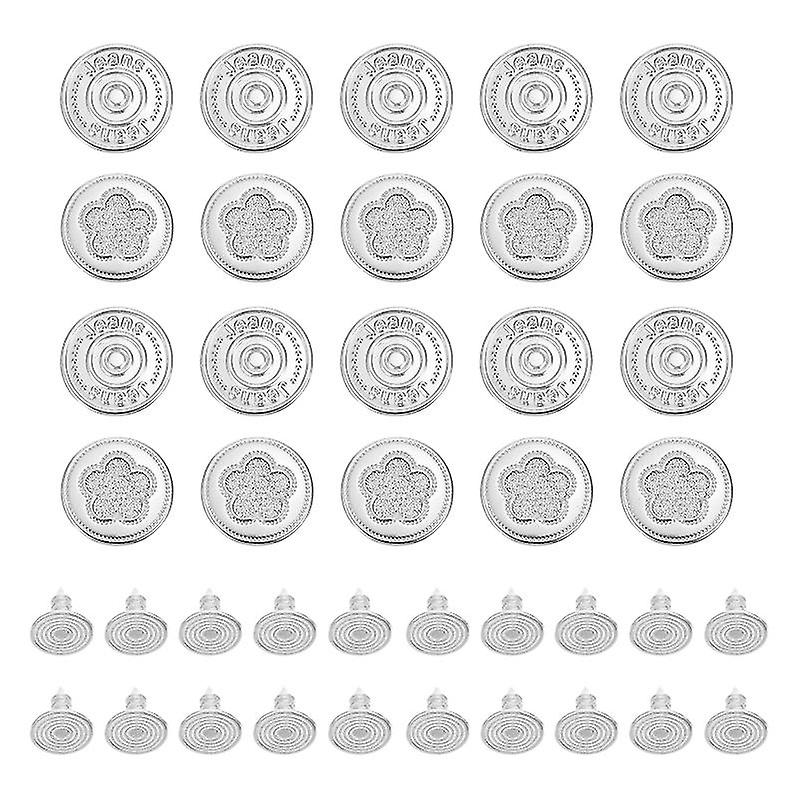 100pcs Jeans Buttons