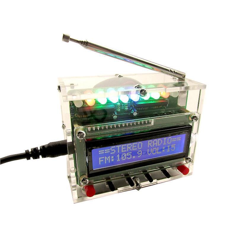 Diy Radio Electronic Kit Parts 51 Single-chip Fm Digital Sound Machine