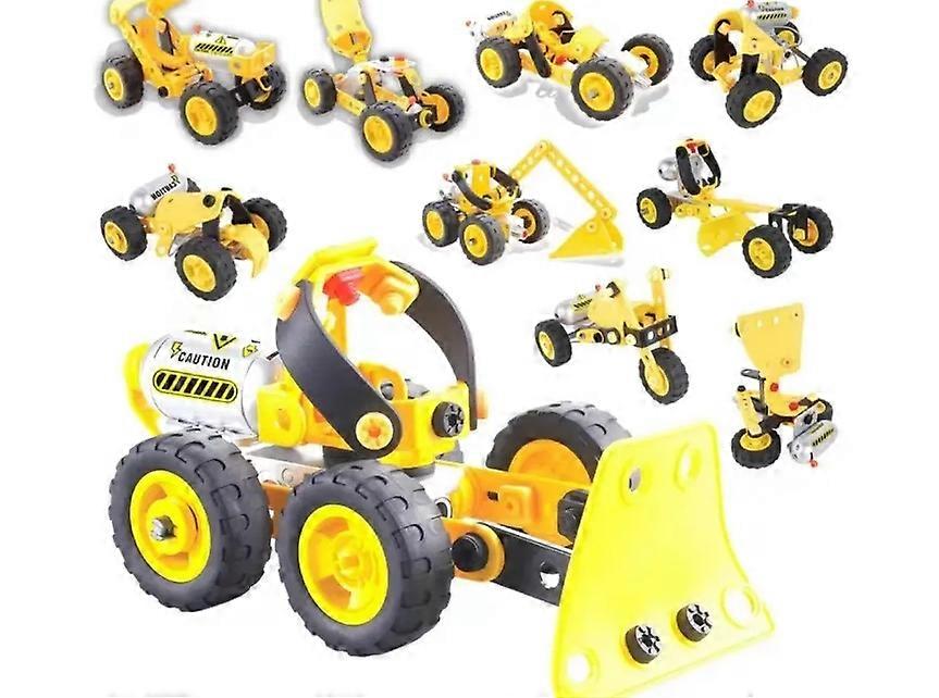 2023 ألعاب المباني التعليمية مجموعة أدوات التعلم الجذعية ، كتل البناء لأطفال ما قبل المدرسة ، مهندس